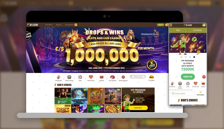 BobCasino App-Screenshot